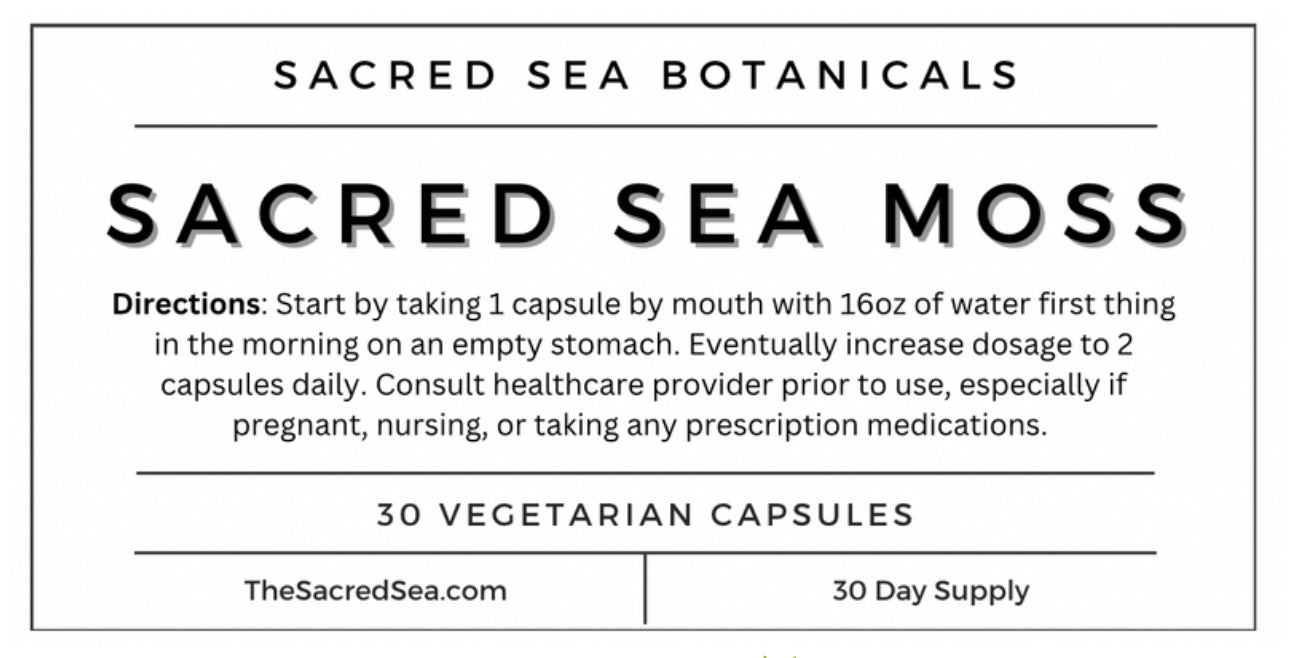 3 in 1 Sea Moss Capsules